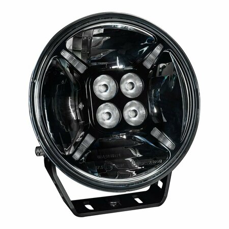 ORACLE LIGHT 60 Watt LED 7 Black Round Housing White Amber LED 4 Amp At 12 Volt DC Combo Beam 2915-023